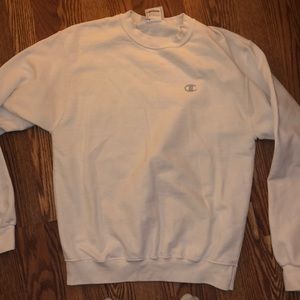 White champion crew neck